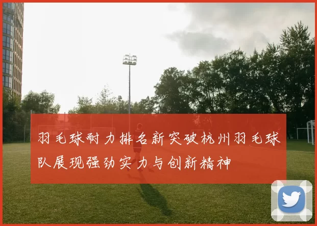 羽毛球耐力排名新突破杭州羽毛球队展现强劲实力与创新精神